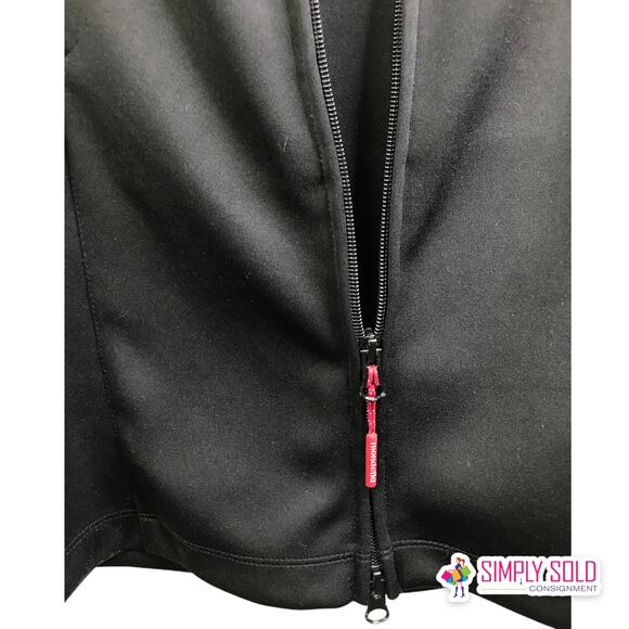 Mondetta Women's Hooded  Long Jacket High Vis Wicking Softshell Black Tapered‎ S - Picture 7 of 13